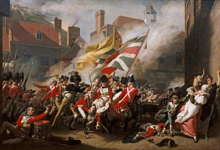 COPLEY, John Singleton The Death of Major Peirson (mk08) oil painting picture